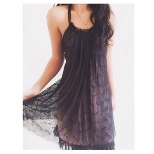 Arden B Black Halter Dress